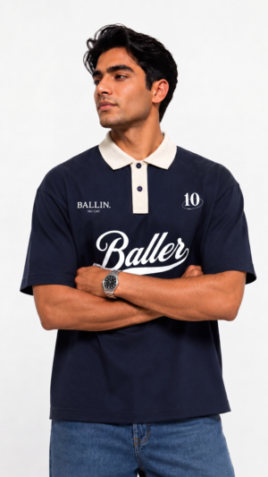Baller Boxy Fit Polo