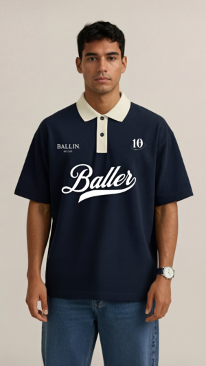 Baller Boxy Fit Polo