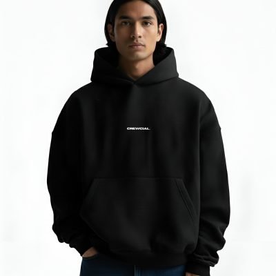 Indian-hoodie-front-black-2